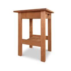 Modern Craftsman 1-Drawer Open Shelf Nightstand -HomeNest Store Modern Craftsman 1 Drawer Open Shelf Nightstand 2