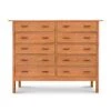 Modern Craftsman 10-Drawer Dresser -HomeNest Store Modern Craftsman 10 Drawer Dresser