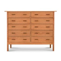 Modern Craftsman 10-Drawer Dresser