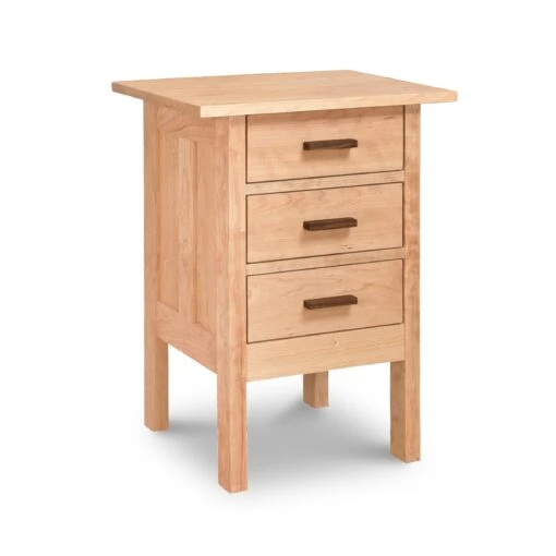 Modern Craftsman 3-Drawer Nightstand - Image 7