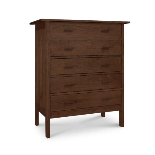 Modern Craftsman 5-Drawer Chest - Image 8