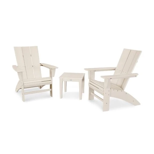 POLYWOOD Modern Curveback Adirondack 3-Piece Set - Image 6