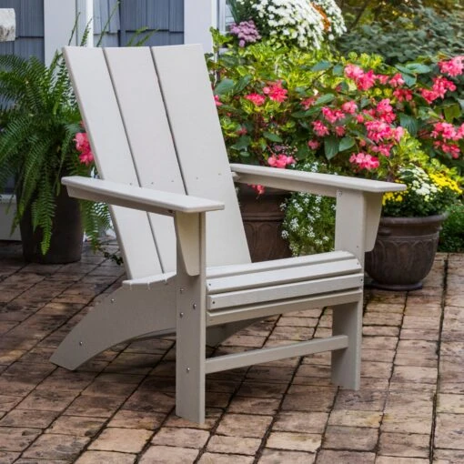 POLYWOOD Modern Curveback Adirondack Chair - Image 5