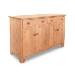 Modern Mission Buffet -HomeNest Store Modern Mission Buffet Natural Maple