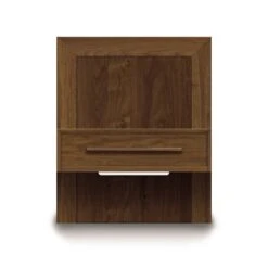 Moduluxe Attached Nightstand With Drawer - 29" Series -HomeNest Store Moduluxe Attached Nightstand with Drawer 29in Series 24in Wide Natural Walnut
