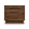 Moduluxe 3-Drawer Chest - 29" Series -HomeNest Store Moduluxe Walnut 3 Drawer Chest