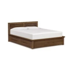 Moduluxe Storage Bed With Clapboard Headboard - 35" Series