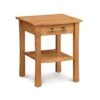 Monterey 1-Drawer Nightstand -HomeNest Store Monerey Cherry 1 Drawer Open Shelf Nightstand