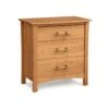 Monterey 3-Drawer Chest -HomeNest Store Monterey Cherry 3 Drawer Nightstand