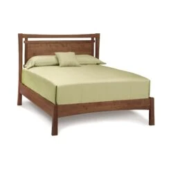 Monterey Platform Bed -HomeNest Store Monterey Cherry Platform Bed Queen Saddle Cherry