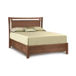 Monterey Storage Bed -HomeNest Store Monterey Cherry Storage Bed Queen Saddle Cherry