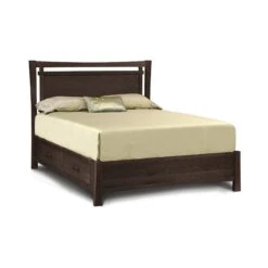 Monterey Storage Bed -HomeNest Store Monterey Cherry Storage Bed Queen Smoke Cherry