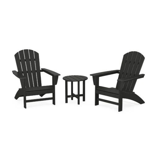 POLYWOOD Nautical 3-Piece Adirondack Set