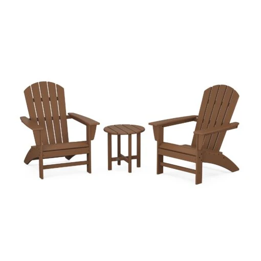 POLYWOOD Nautical 3-Piece Adirondack Set - Image 4