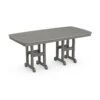 POLYWOOD Nautical 37" X 72" Rectangular Dining Table -HomeNest Store Nautical 37x72 Rectangular Dining Table