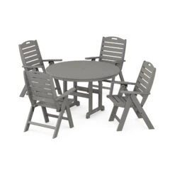 POLYWOOD Nautical 5-Piece Dining Set