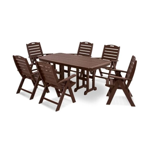 POLYWOOD Nautical 7-Piece Dining Set - Image 5