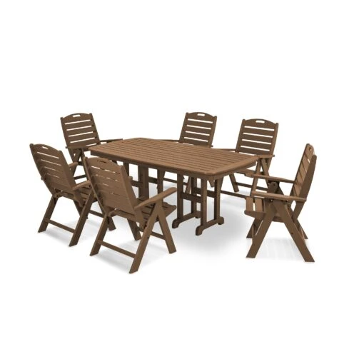 POLYWOOD Nautical 7-Piece Dining Set - Image 4