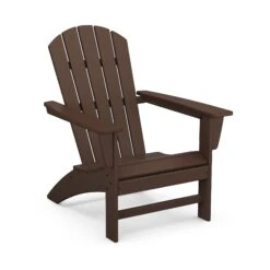 POLYWOOD Nautical Adirondack Chair -HomeNest Store Nautical Adirondack Chair AD410MA Mahogany