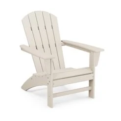 POLYWOOD Nautical Adirondack Chair -HomeNest Store Nautical Adirondack Chair AD410SA Sand