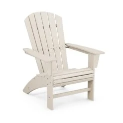 POLYWOOD Nautical Curveback Adirondack Chair -HomeNest Store Nautical Curveback Adirondack Chair AD610SA Sand