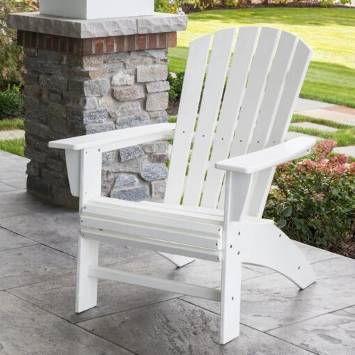 POLYWOOD Nautical Curveback Adirondack Chair - Image 3