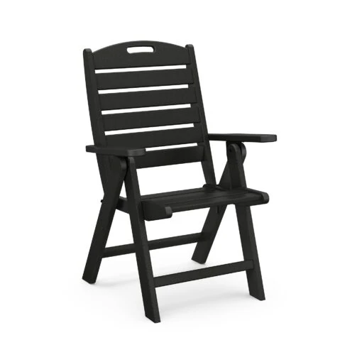 POLYWOOD Nautical Highback Folding Dining Chair - Image 4