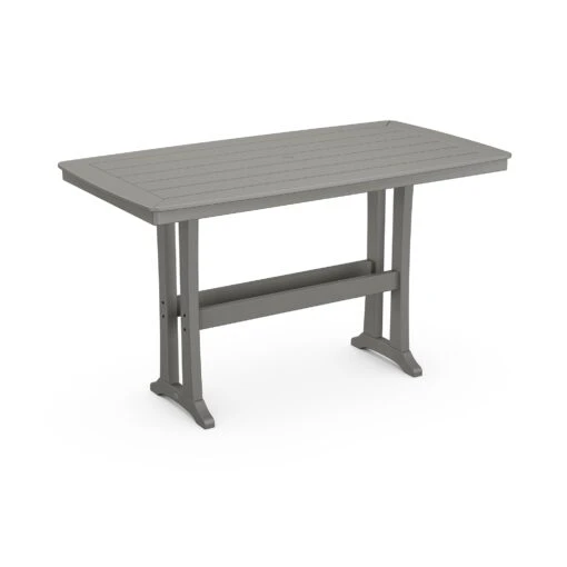 POLYWOOD Nautical Trestle 38" X 73" Bar Table - Image 2