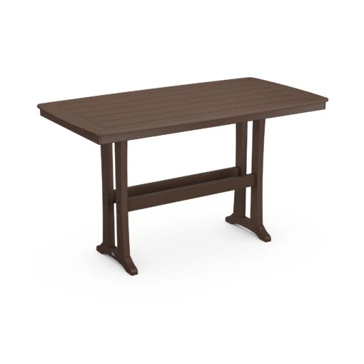 POLYWOOD Nautical Trestle 38" X 73" Bar Table - Image 5
