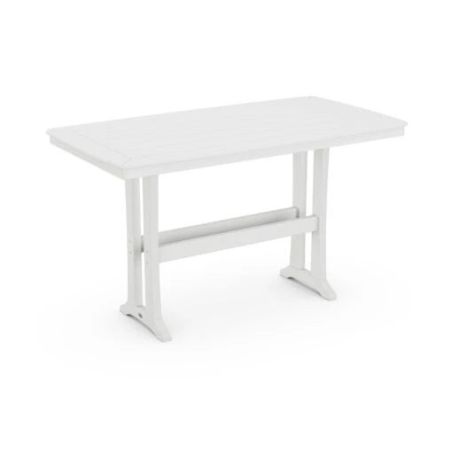 POLYWOOD Nautical Trestle 38" X 73" Bar Table - Image 7