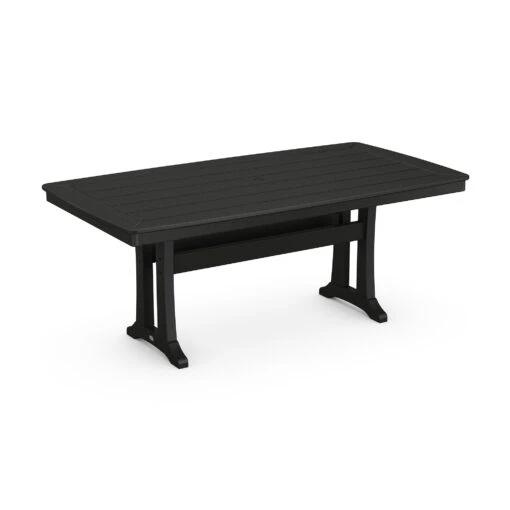 POLYWOOD Nautical Trestle 38" X 73" Dining Table - Image 4
