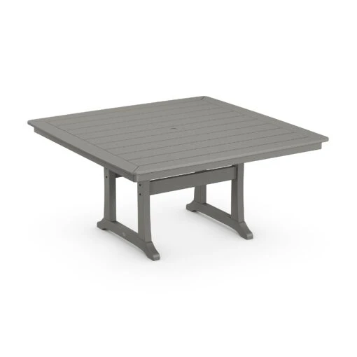 POLYWOOD Nautical Trestle 59" Dining Table - Image 3