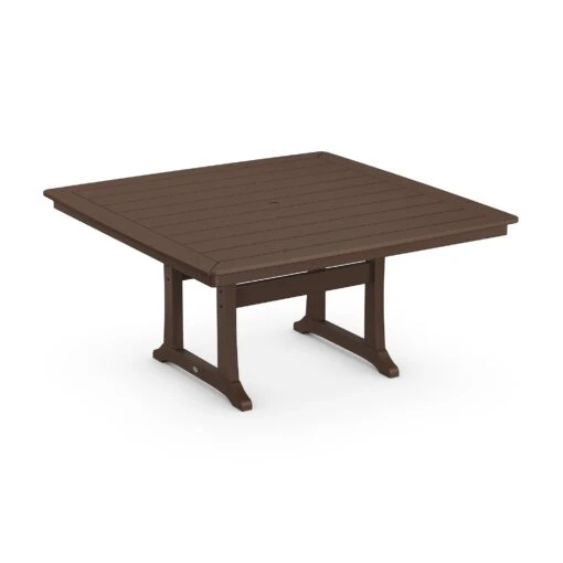 POLYWOOD Nautical Trestle 59" Dining Table - Image 6