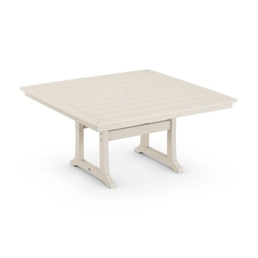 POLYWOOD Nautical Trestle 59" Dining Table - Image 7