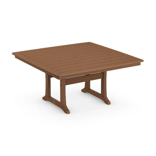 POLYWOOD Nautical Trestle 59" Dining Table - Image 5