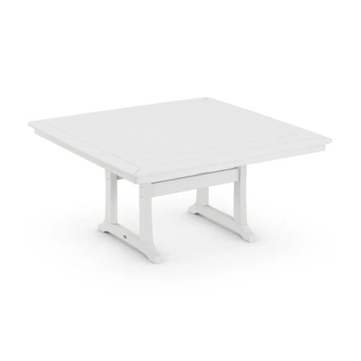 POLYWOOD Nautical Trestle 59" Dining Table - Image 8