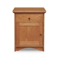 Front Page -HomeNest Store New England Shaker 1 Drawer Arched Nightstand with Door 1