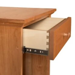 New England Shaker 1-Drawer Enclosed Shelf Nightstand -HomeNest Store New England Shaker 1 Drawer Enclosed Shelf Nightstand 2