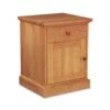 New England Shaker 1-Drawer Nightstand With Door -HomeNest Store New England Shaker 1 Drawer Nightstand with Door