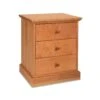 New England Shaker 3-Drawer Nightstand -HomeNest Store New England Shaker 3 Drawer Nightstand