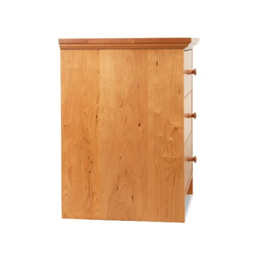 New England Shaker 3-Drawer Nightstand With Arched Base - Image 3