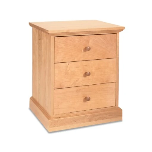 New England Shaker 3-Drawer Nightstand - Image 4