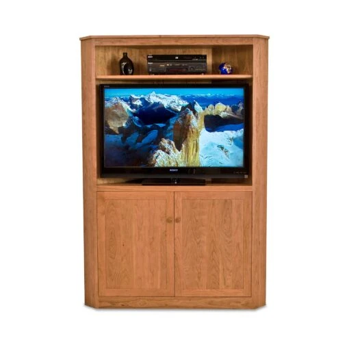 New England Shaker Corner Entertainment Center