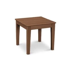 POLYWOOD Newport 18" End Table -HomeNest Store Newport 18 Inch End Table CT18TE Teak