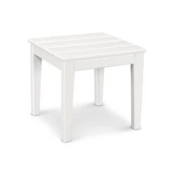 POLYWOOD Newport 18" End Table -HomeNest Store Newport 18 Inch End Table CT18WH White
