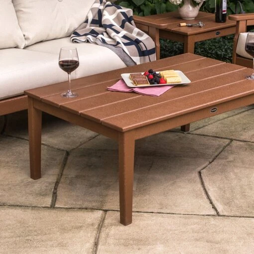POLYWOOD Newport 28" X 42" Coffee Table - Image 2