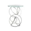 Olympus Glass Top Accent Table -HomeNest Store Olympus Glass Top Accent Table