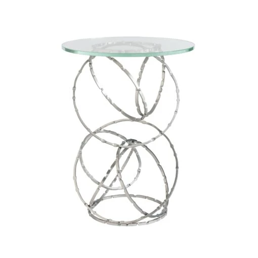 Olympus Glass Top Accent Table - Image 2