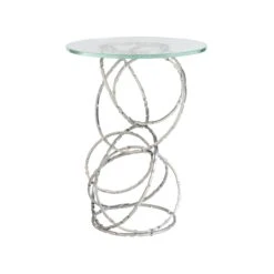Olympus Glass Top Accent Table -HomeNest Store Olympus Glass Top Accent Table 2
