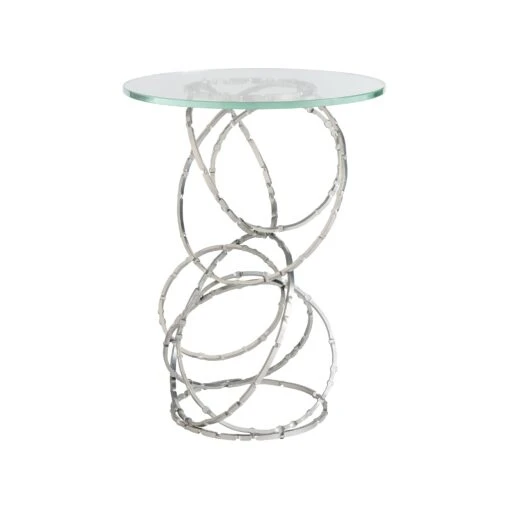 Olympus Glass Top Accent Table - Image 3